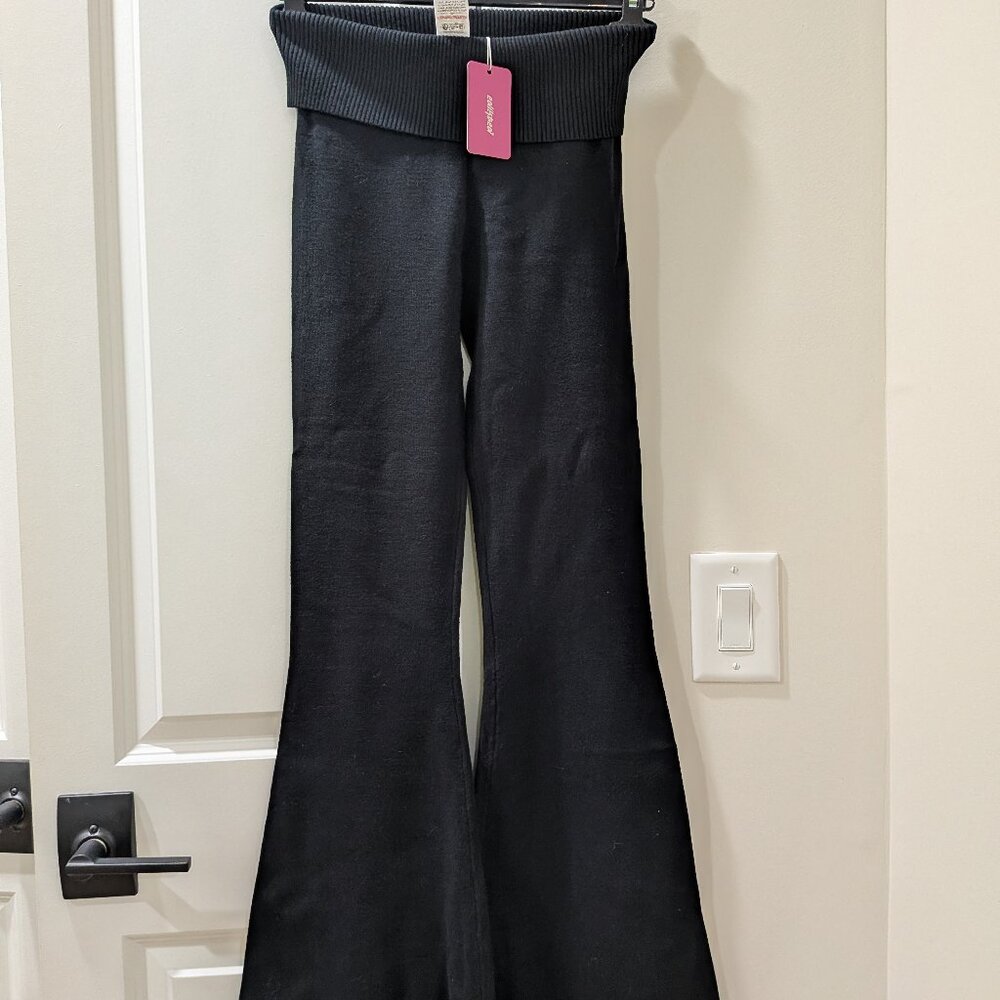 EDIKTED - desiree foldover flare pants- Size S - Picture 6 of 10